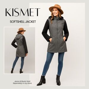 Quilted Sleeve Moto Parka – Grey & Black Contrast Fall Coat- Bundle & Save